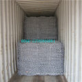 Gabinetes revestidos do PVC do verde de musgo, Gabionbox &amp; Gabion Fornecedor